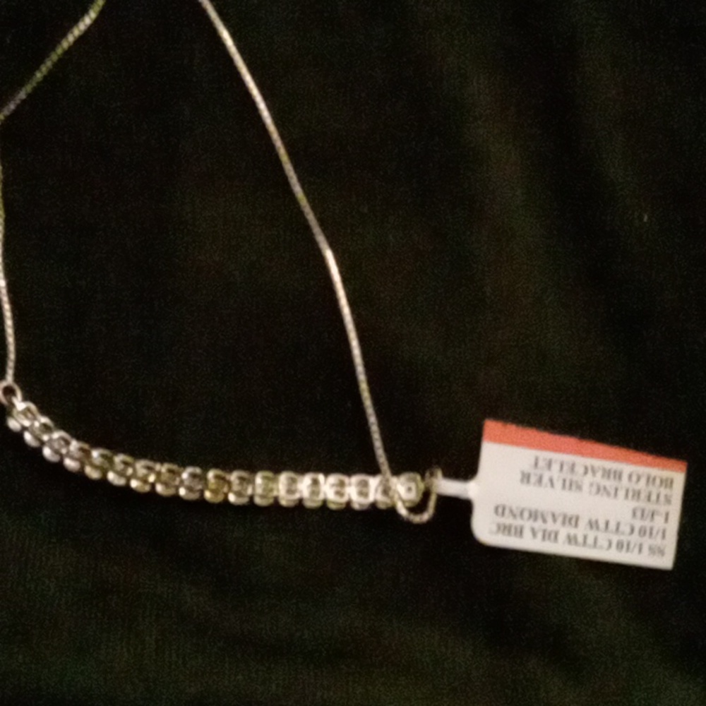 Sterling silver bolo bracelet